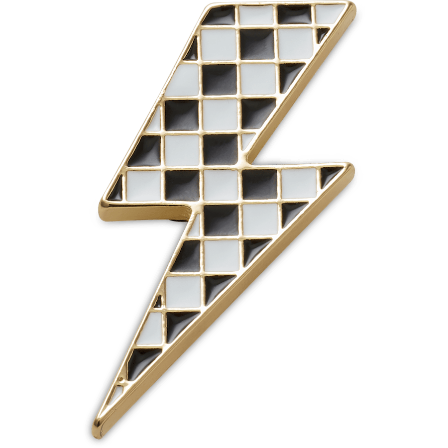  Dice Print Lightning Bolt - charm view - Jibbitz