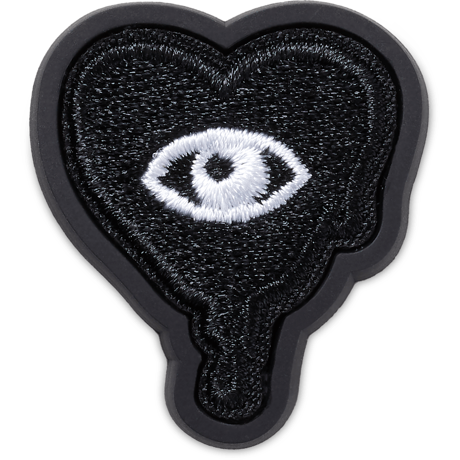 Dripping Black Heart Patch