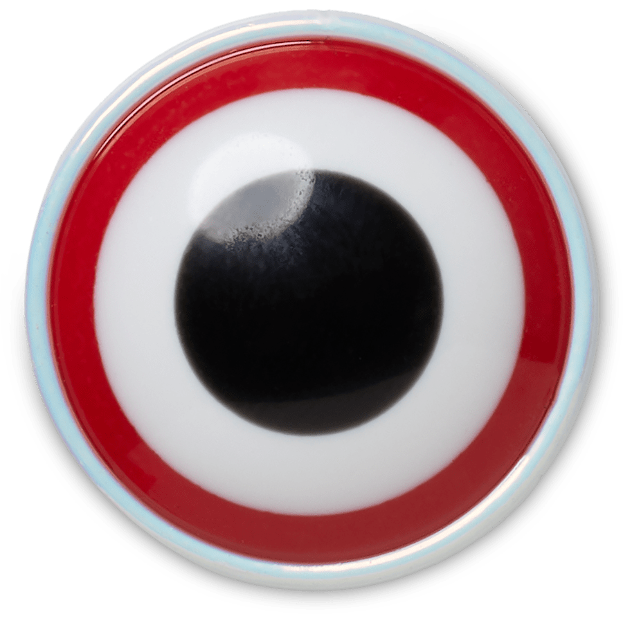  Red Evil Eye - charm view - Jibbitz
