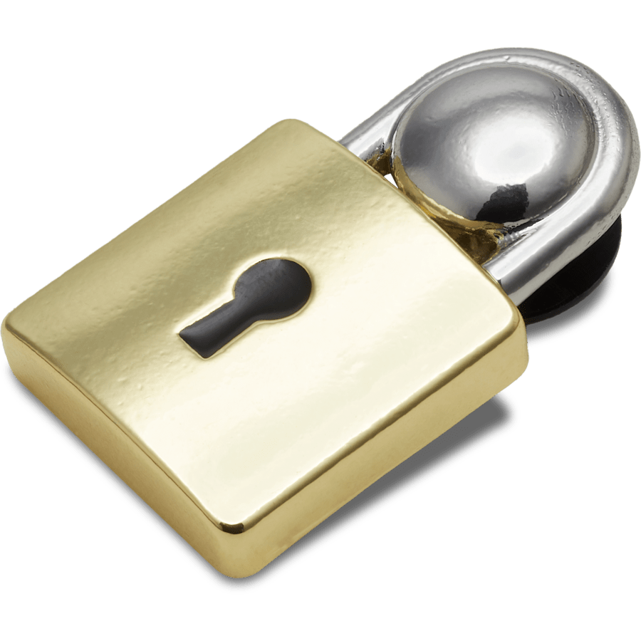  Padlock Dangle - charms on shoes - Jibbitz