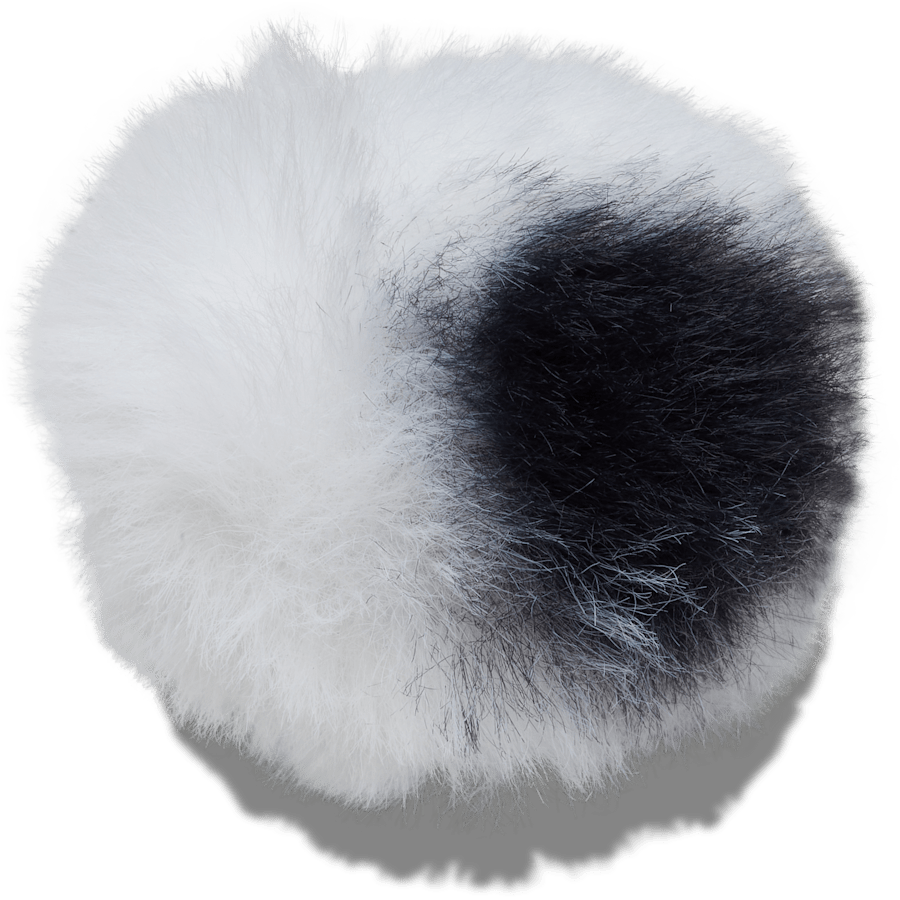  Dalmatian Puff Ball - charms on shoes - Jibbitz