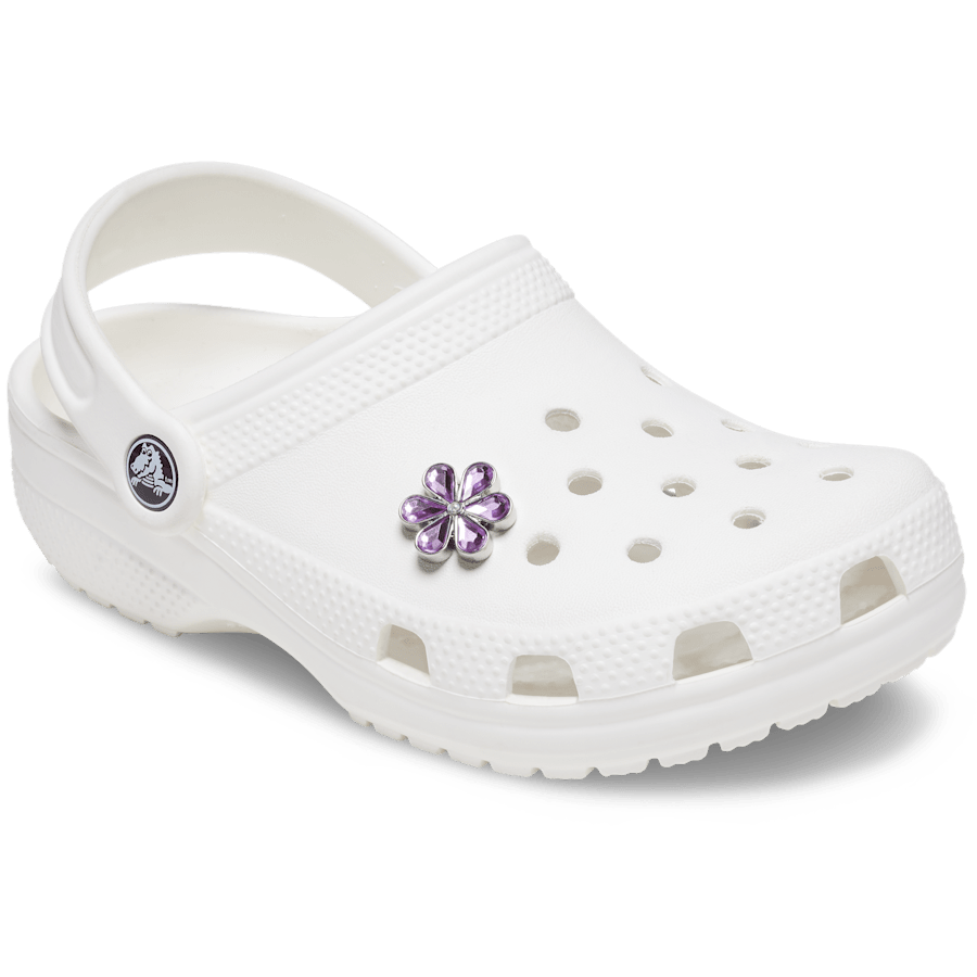  Purple Blinged Out Daisy - Custom Angle - Jibbitz