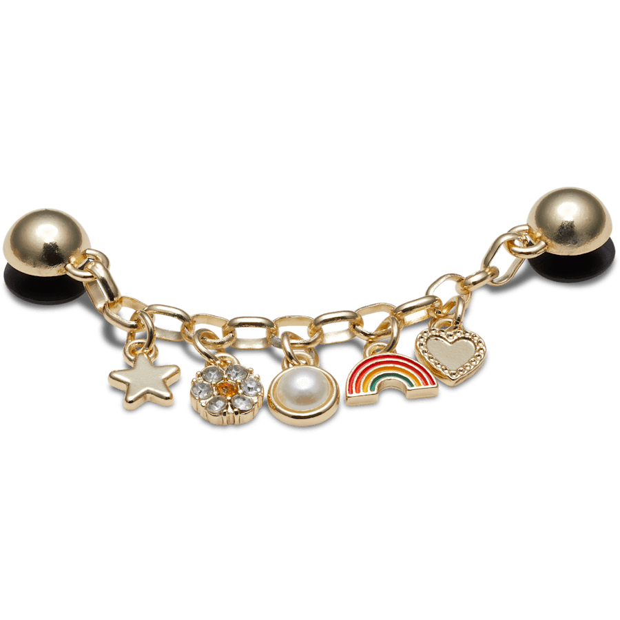 Friendship Bracelet Chain - mukautettu kulma - Jibbitz Charms