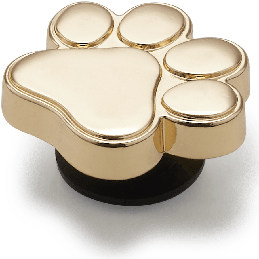  Gold Dog Paw - charms on shoes - Jibbitz