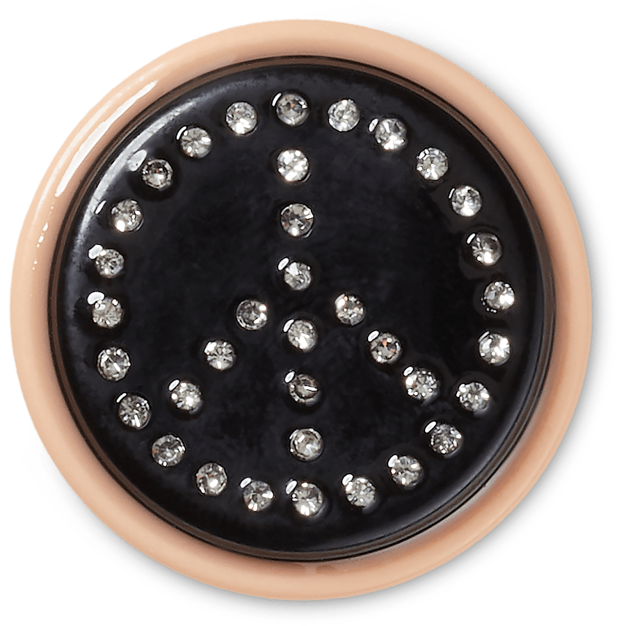  Peace Sign Stud - charm view - Jibbitz