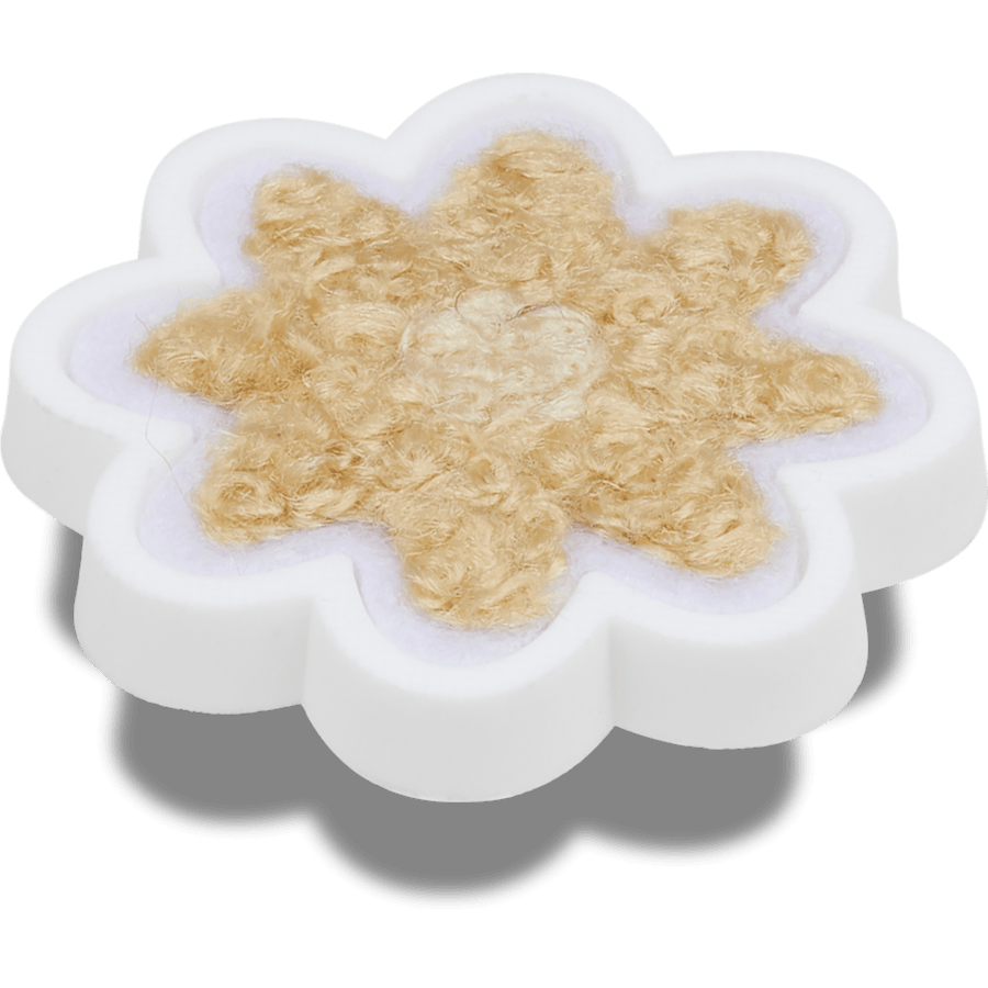  Tufted Tan Daisy - charms on shoes - Jibbitz