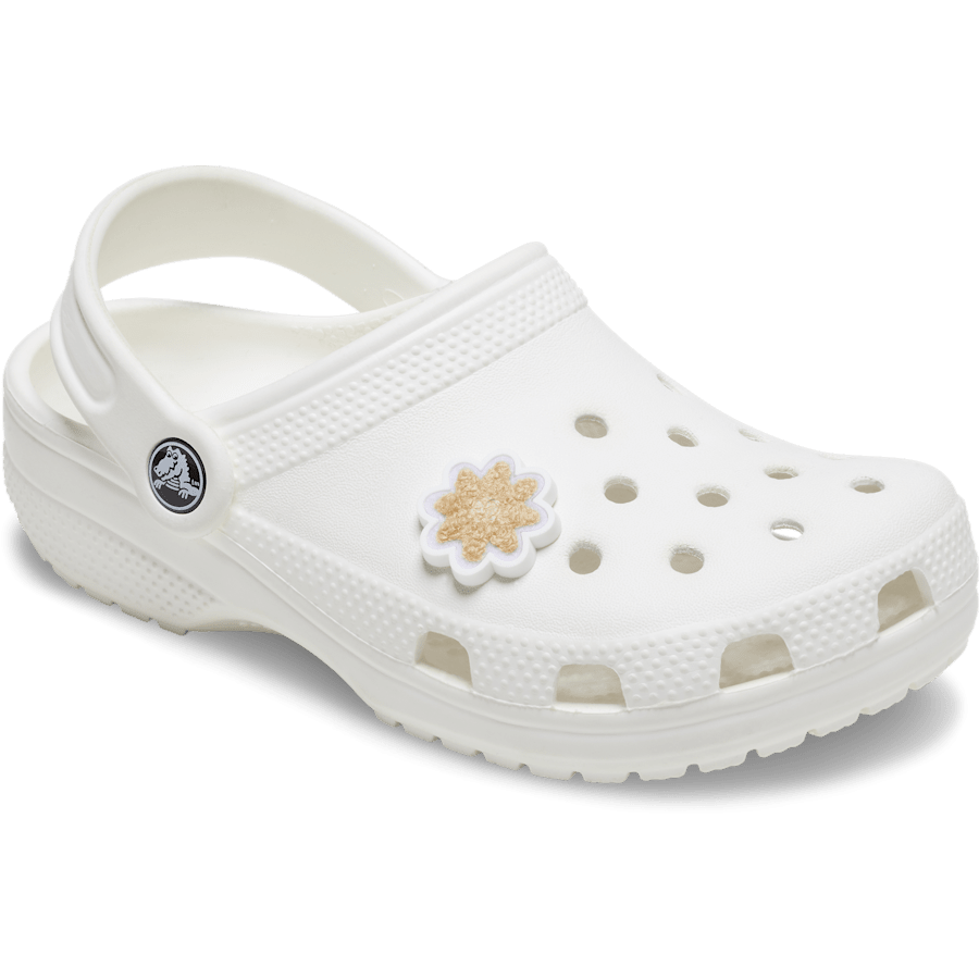  Tufted Tan Daisy - Custom Angle - Jibbitz
