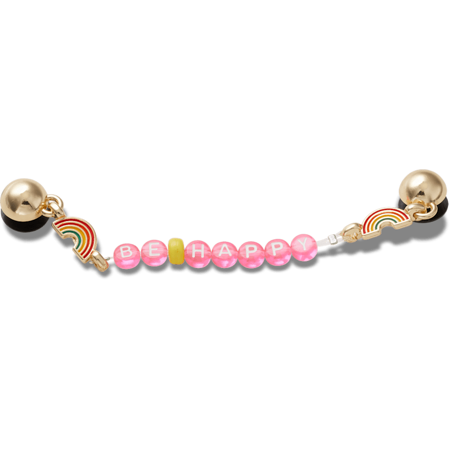  Be Happy Chain - charms on shoes - Jibbitz