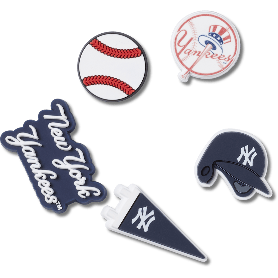  MLB New York Yankees 5Pck - charm view - Jibbitz