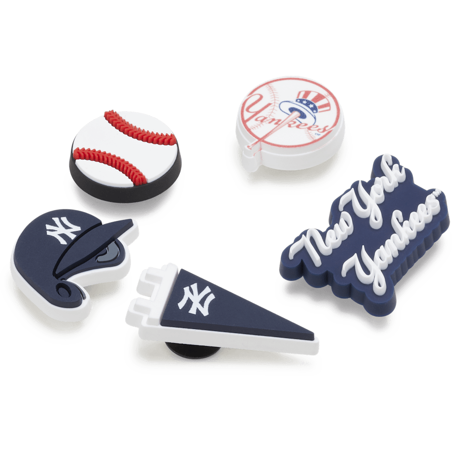  MLB New York Yankees 5Pck - charms on shoes - Jibbitz