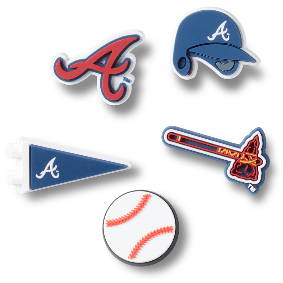 Crocs MLB Atlanta Braves 5 Pack