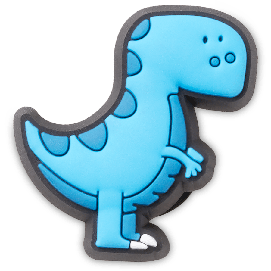 Boys Rule Blue Dino - charm view - Jibbitz