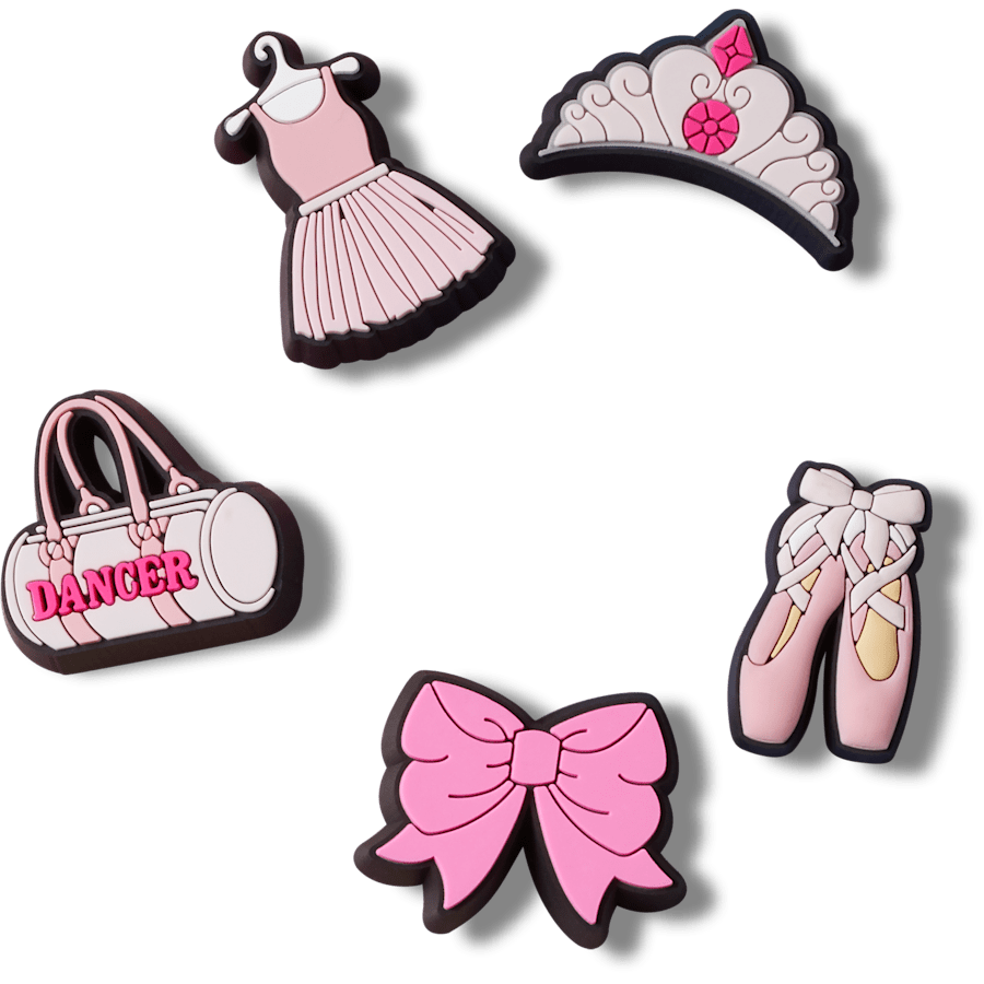  Ballet Class 5 Pack - charm view - Jibbitz