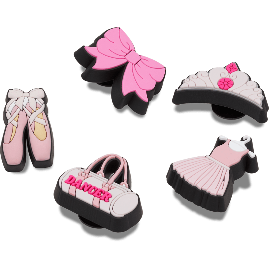  Ballet Class 5 Pack - charms on shoes - Jibbitz