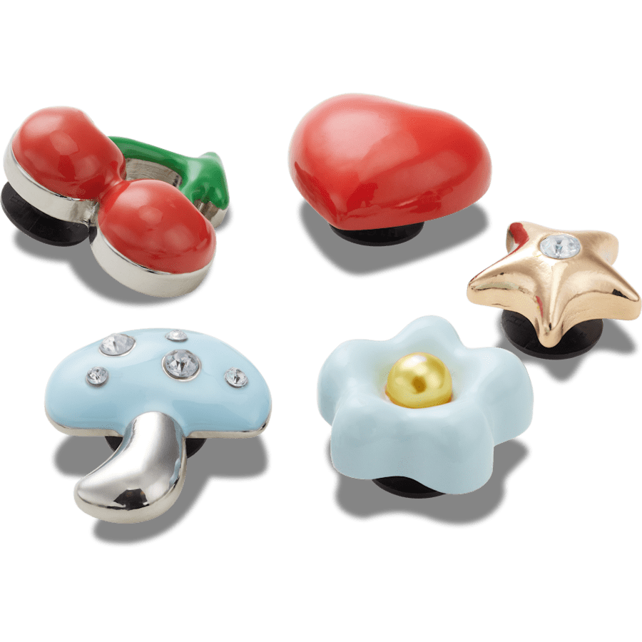  Puffy Metals 5 Pack - charms on shoes - Jibbitz