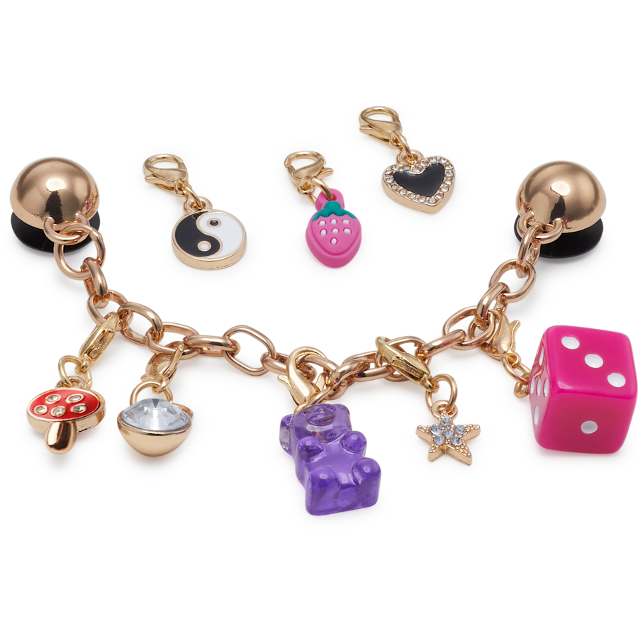 Custom Charm Chain 5 Pack - mukautettu kulma - Jibbitz Charms