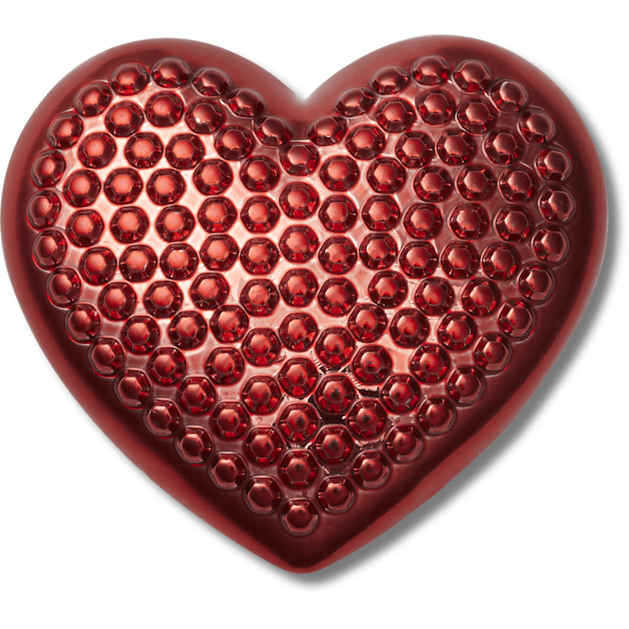  Bling Heart - charm view - Jibbitz