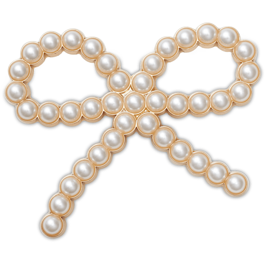  Pearl Bow - charm view - Jibbitz
