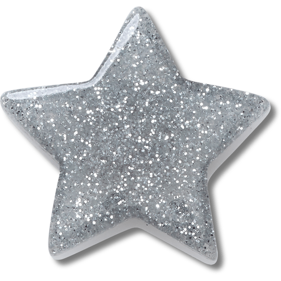  Glitter Filled Star - charm view - Jibbitz