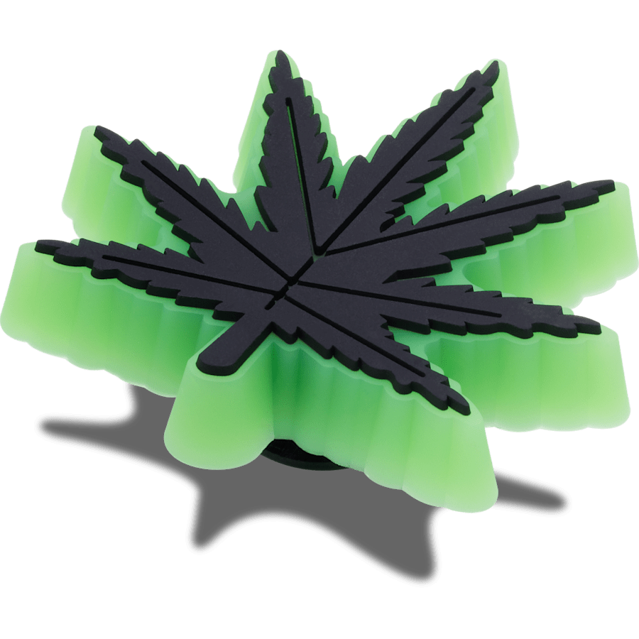  Lights Up Hemp Leaf - charms on shoes - Jibbitz