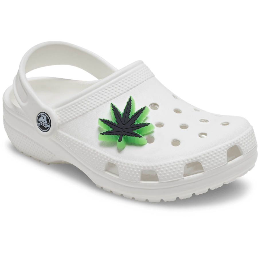  Lights Up Hemp Leaf - Custom Angle - Jibbitz