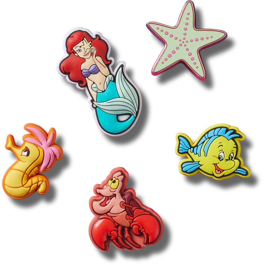  Princess Ariel 5 Pack - charm view - Jibbitz