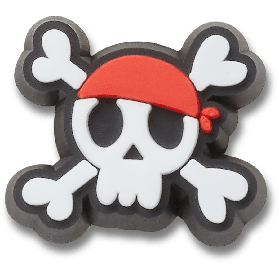  Tiny Pirate Skull - charm view - Jibbitz
