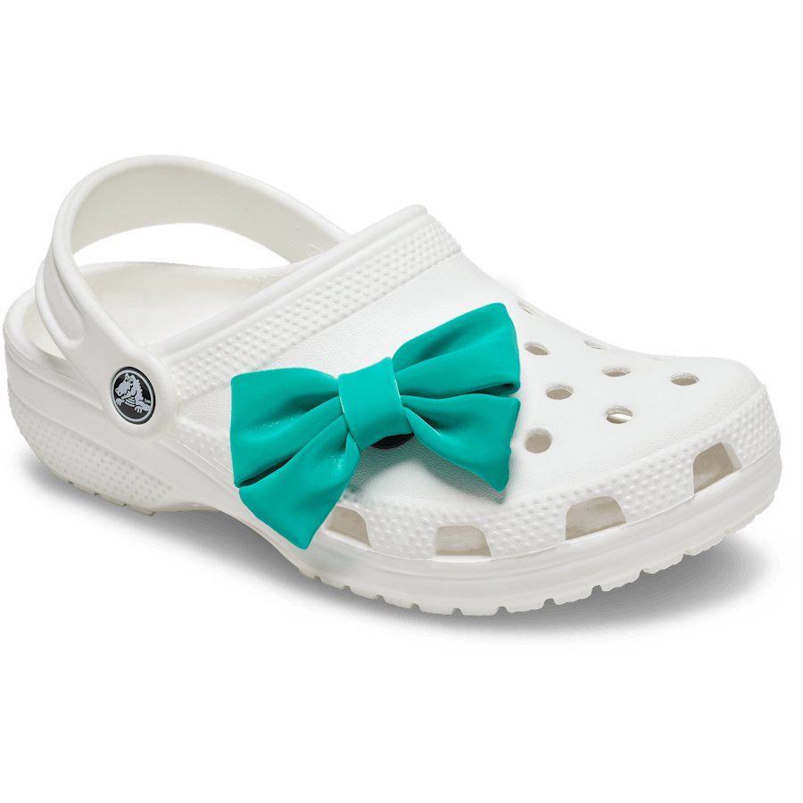 Hyper Green Bow - Charm on shoes - Jibbitz Charms