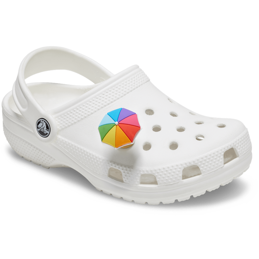 3D Colorful Beach Umbrella - Charm on shoes - Jibbitz Charms