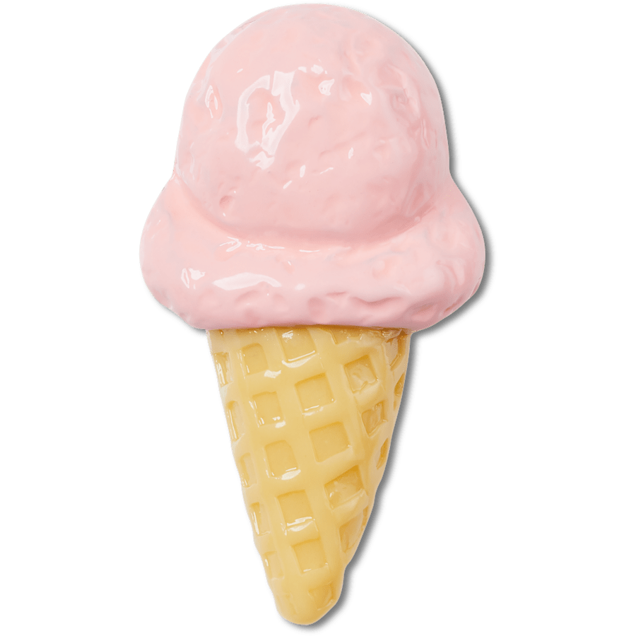  Acrylic Ice Cream Cone - Custom Angle - Jibbitz