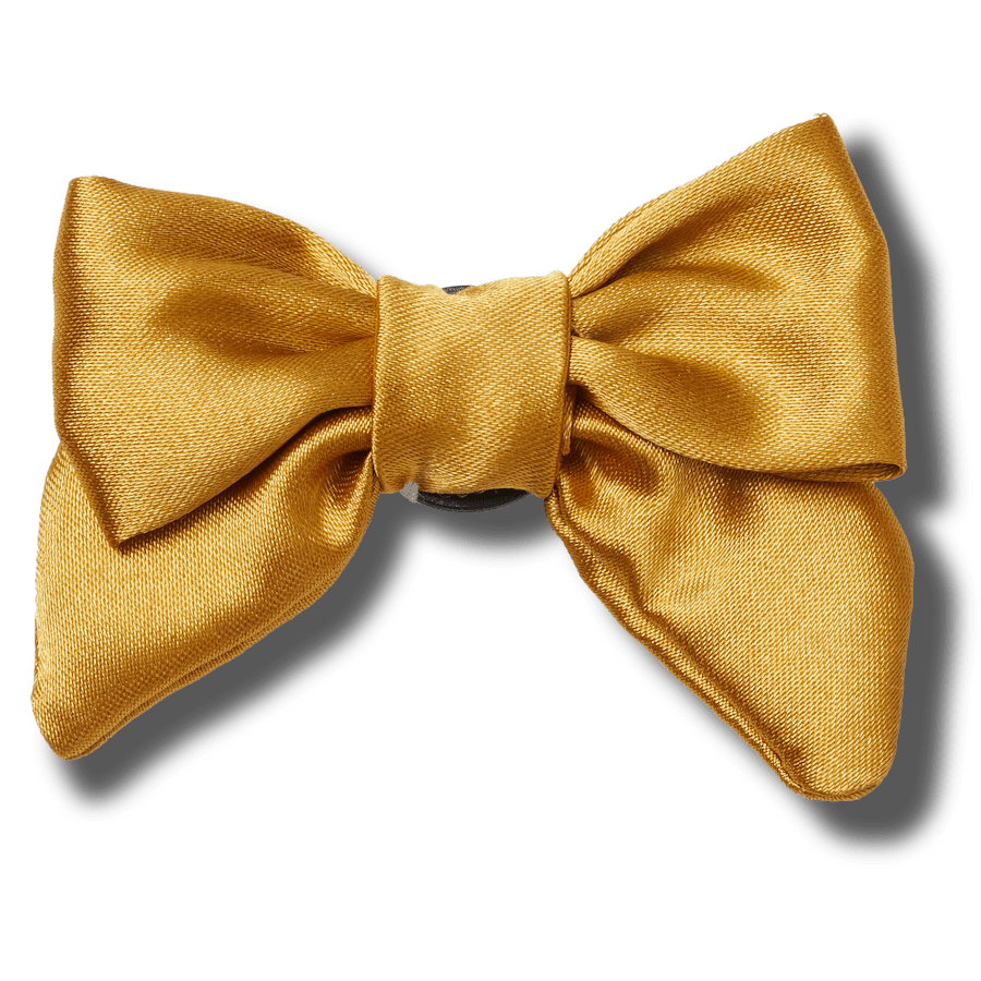  Gold Bow - charm view - Jibbitz