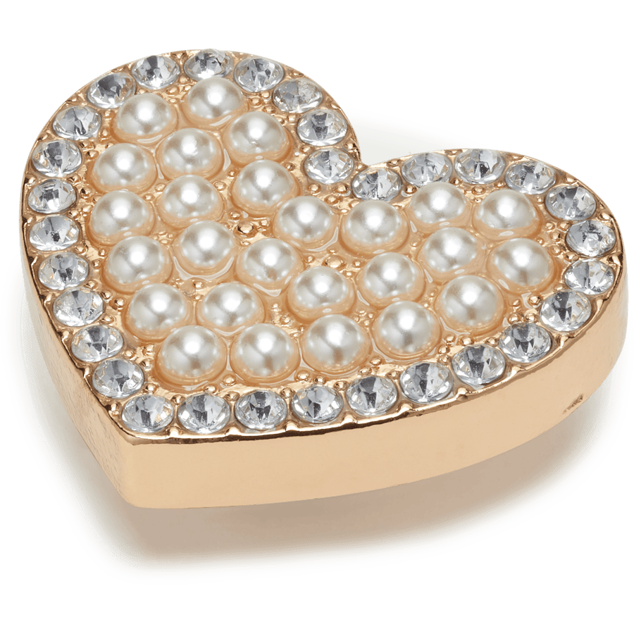  Pearl Cluster Heart - charms on shoes - Jibbitz