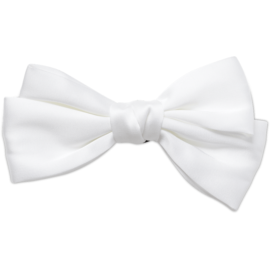 Oversized Regal White Bow - Charm view - Jibbitz Charms
