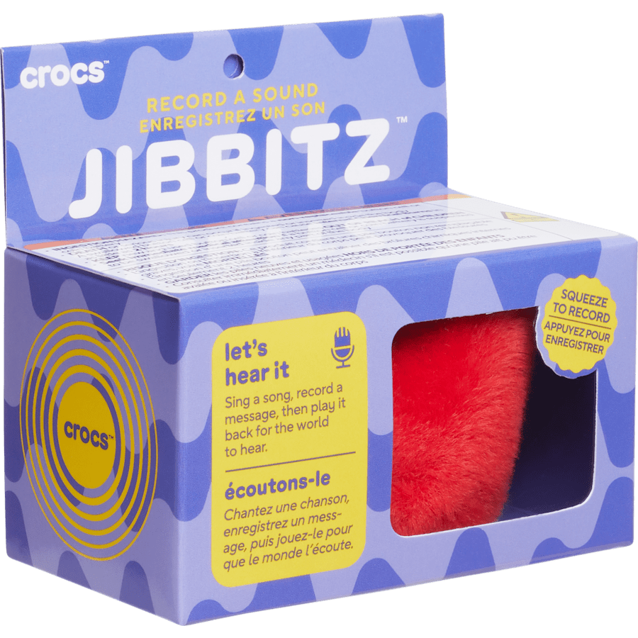  Record Your Own Sound Heart - charms on packing card - Jibbitz