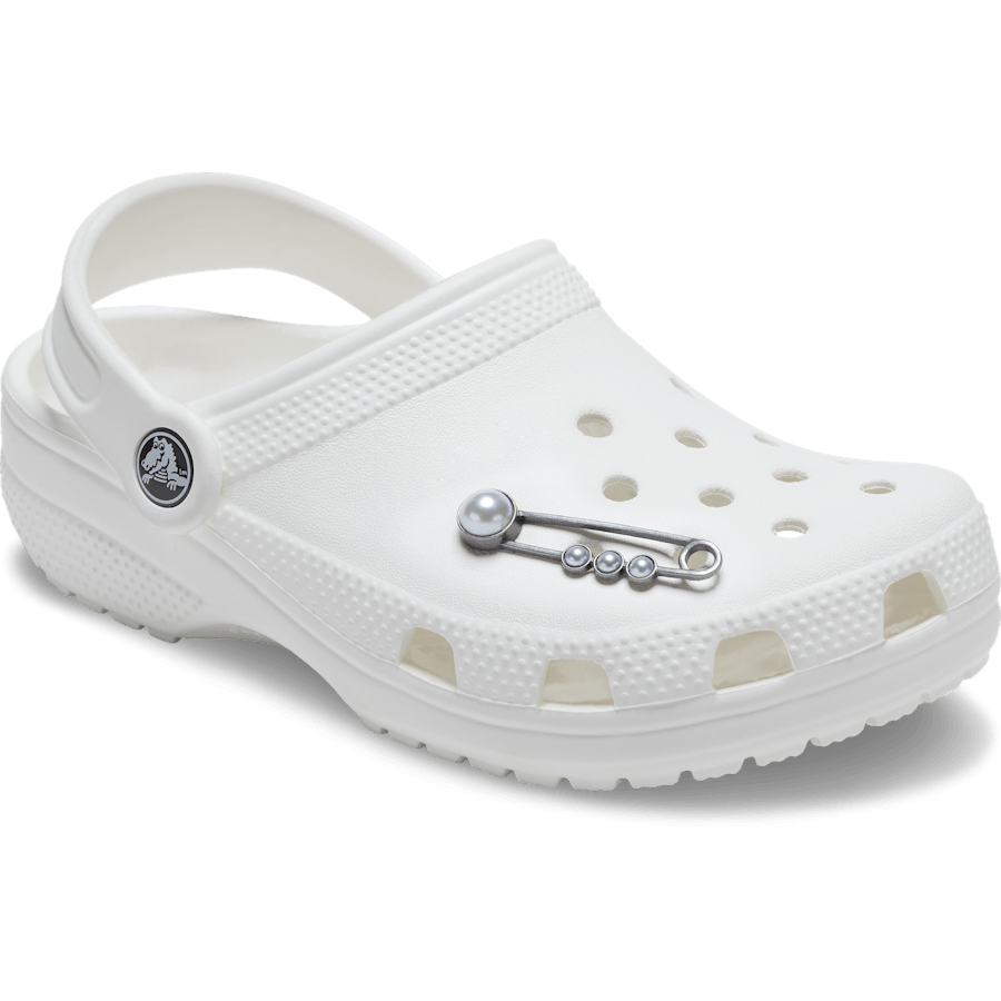 Pearl Safety Pin - Charm on shoes - Jibbitz Charms