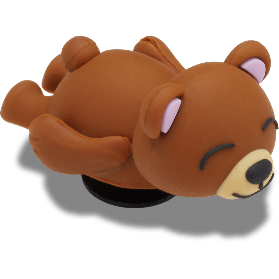  3D Bear on Tummy - charm view - Jibbitz