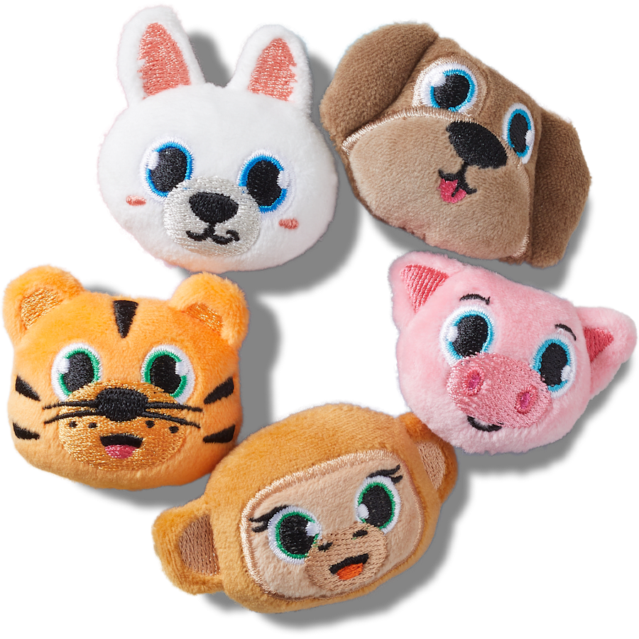Crocs Fuzzy Animal 5 Pack