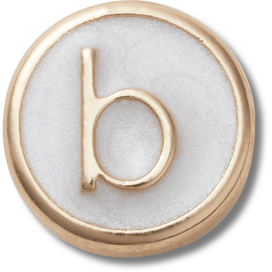 Tiny Pearlized Letter B - vue accessoire - Jibbitz Charms