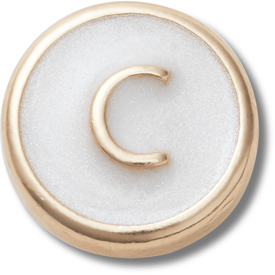 Tiny Pearlized Letter C
