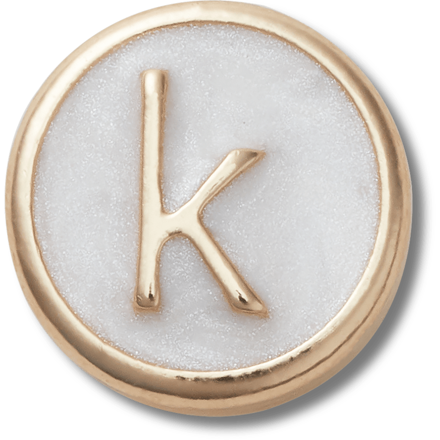 Tiny Pearlized Letter K