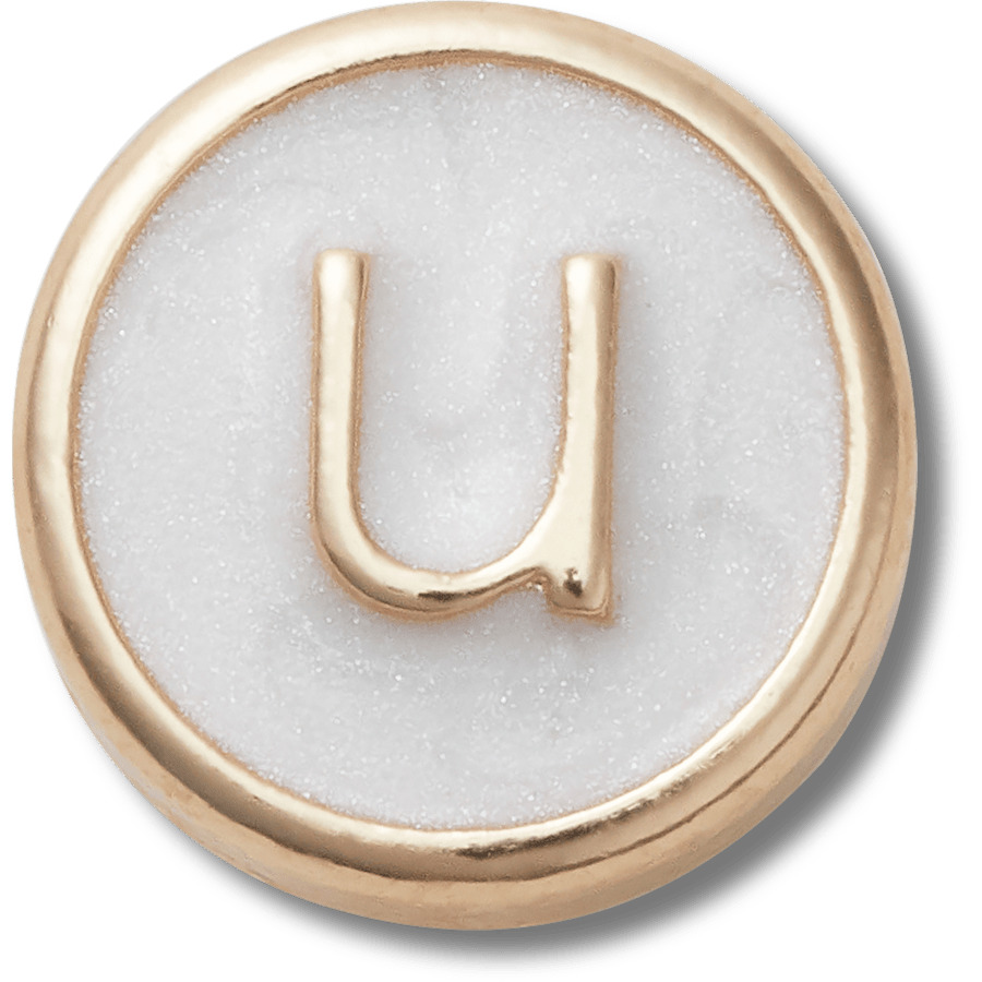 Tiny Pearlized Letter U