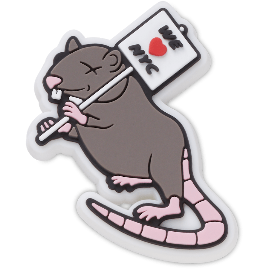  NYC Rats Run the City - charm view - Jibbitz