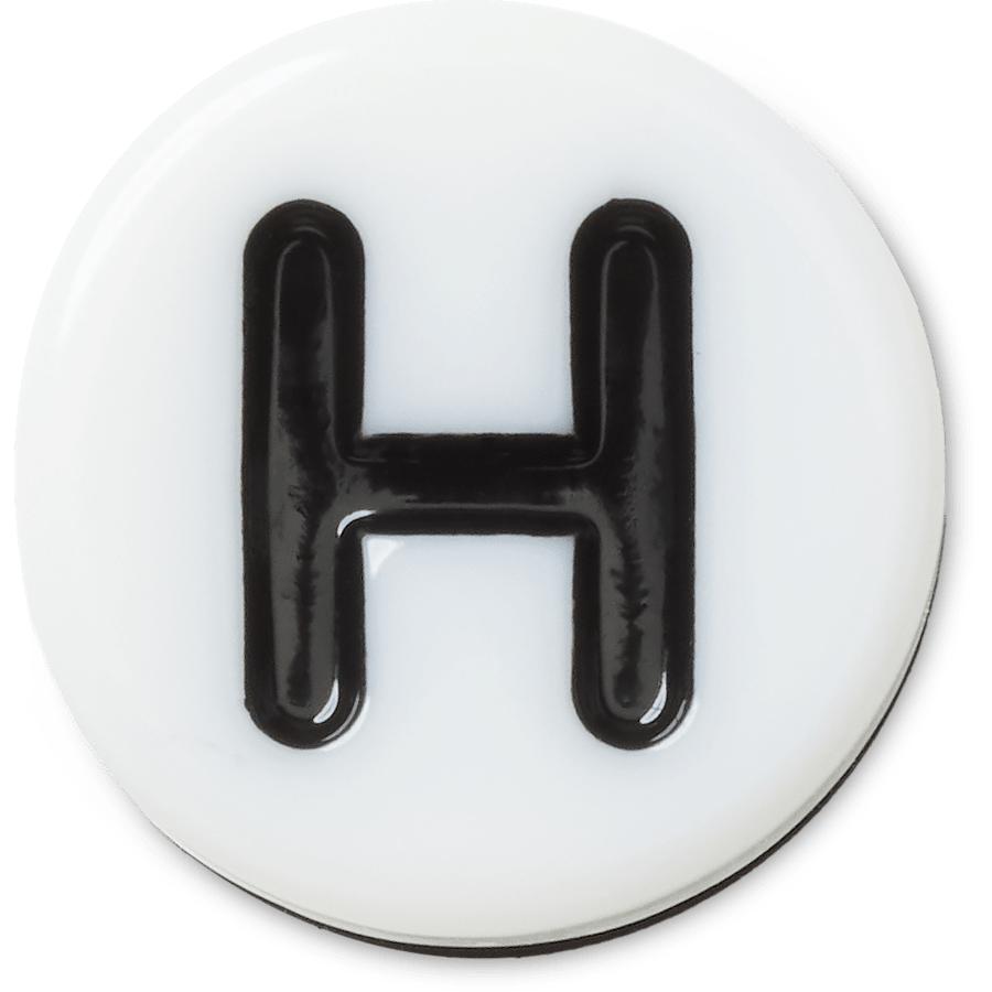  Tiny Friendship Letter H - charm view - Jibbitz