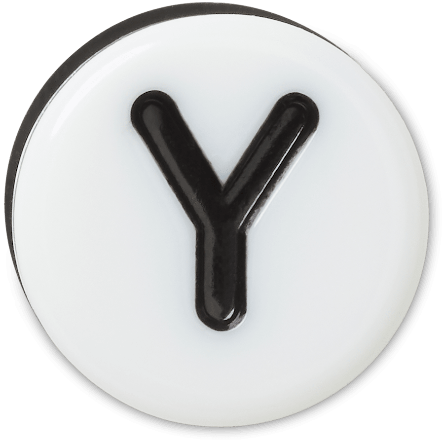  Tiny Friendship Letter Y - charm view - Jibbitz