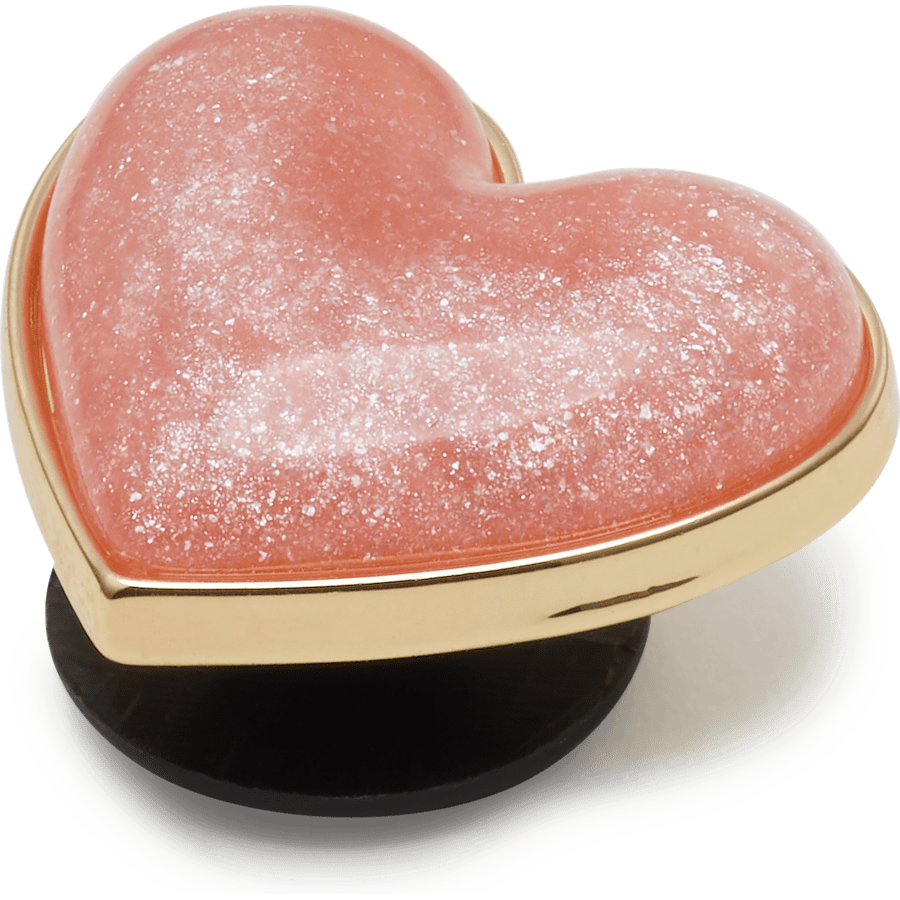  Tiny Glitter Enamel Heart - charms on shoes - Jibbitz
