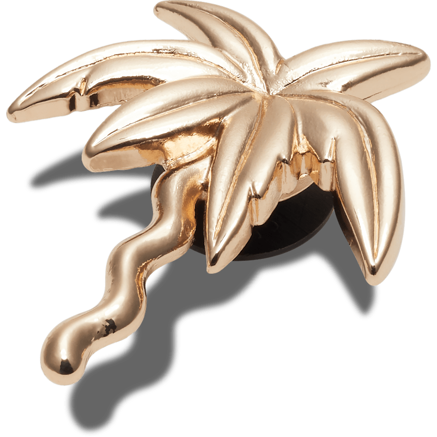  Gold Palm Tree - charms on shoes - Jibbitz