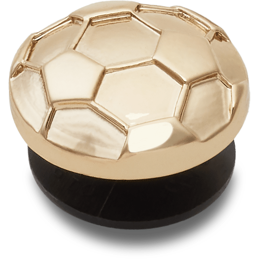  Tiny Gold Soccerball - charms on shoes - Jibbitz