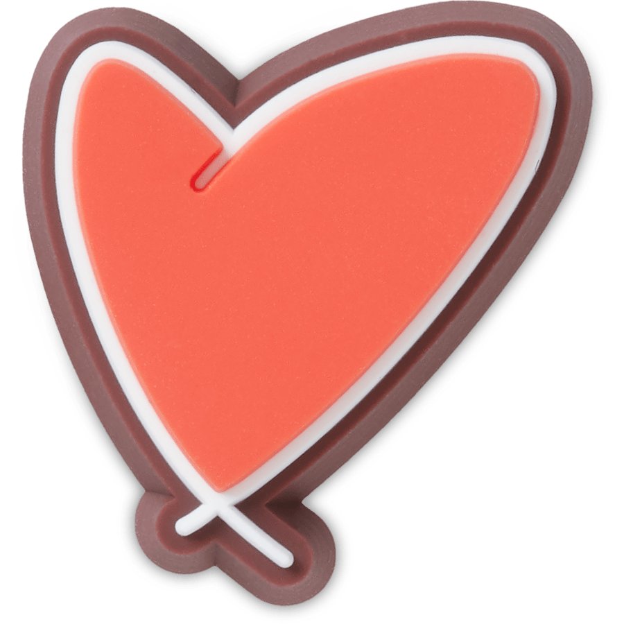 Heart Doodle - Charm view - Jibbitz Charms