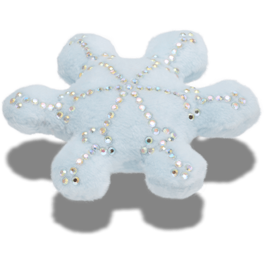  Plush Studded Snowflake - charms on shoes - Jibbitz