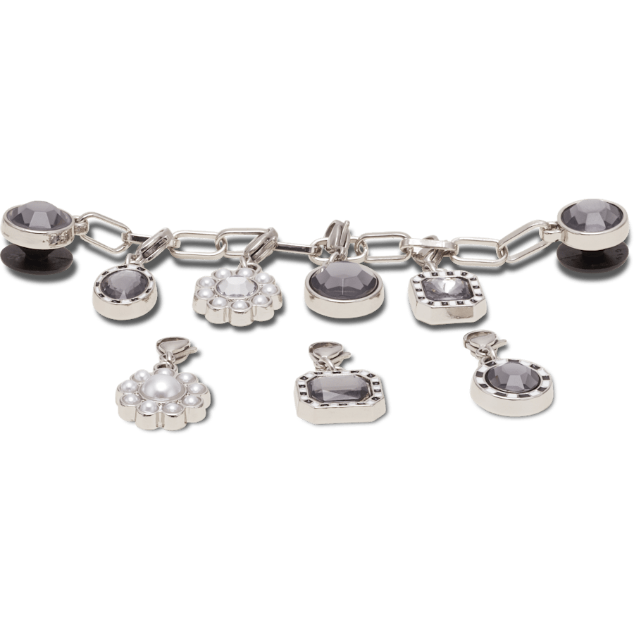  Silver Adjustable Charm Chain - charms on shoes - Jibbitz
